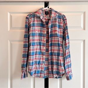Men’s JCrew plaid button up M